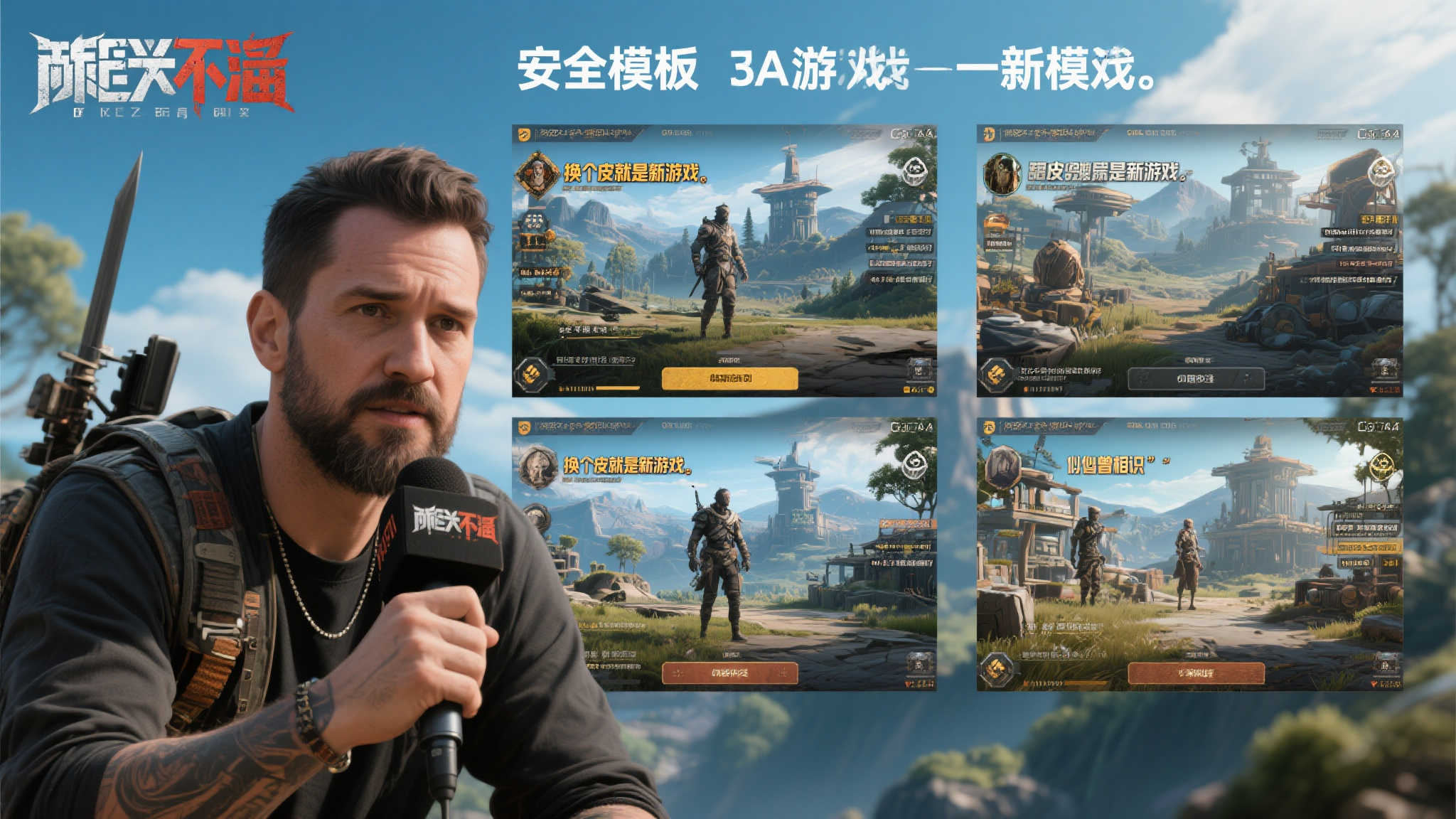 为何说3A游戏像一个模子
不可否认，3