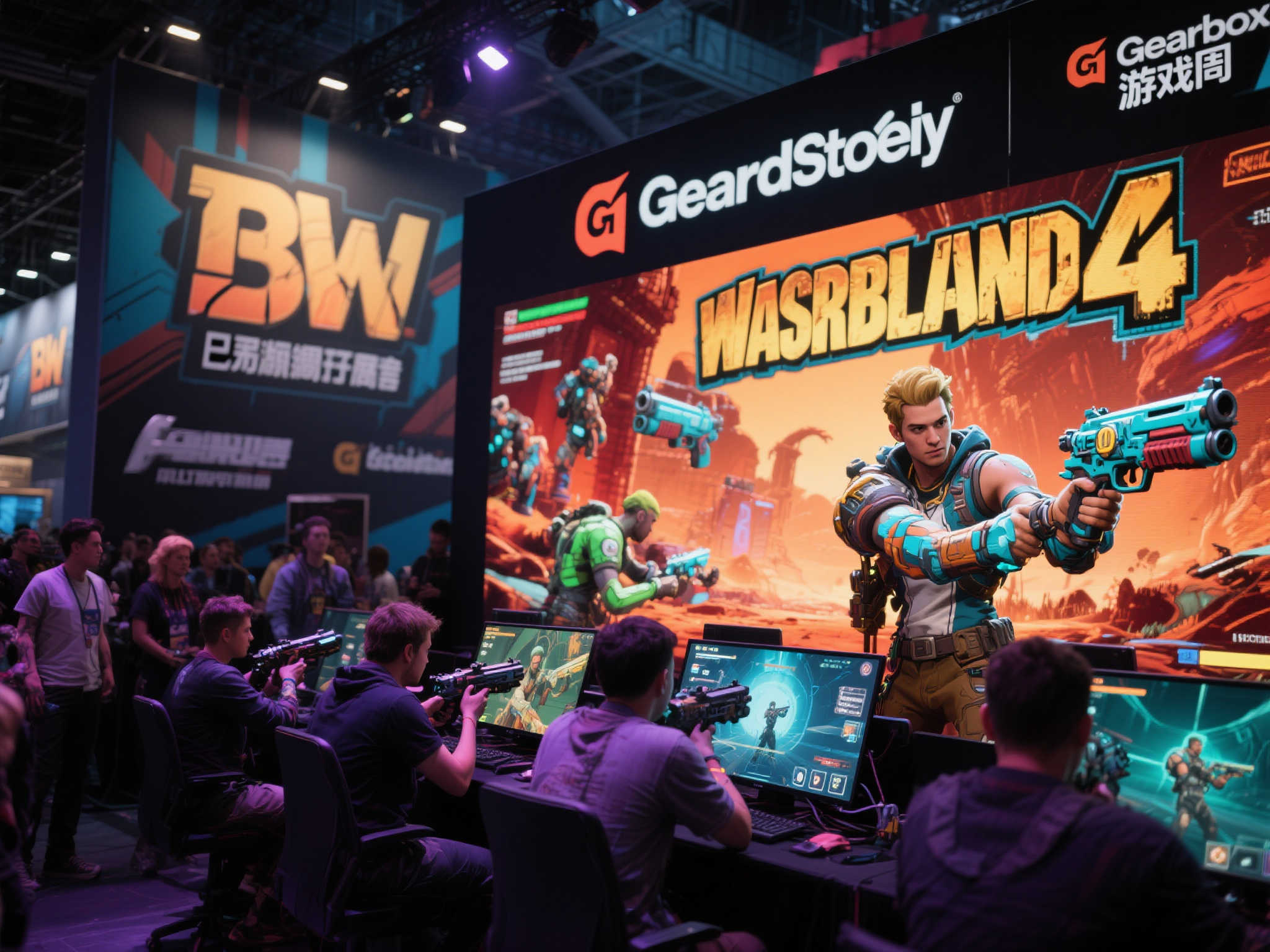 《无主之地4》BW活动精彩回顾：首次试玩引燃全场热情